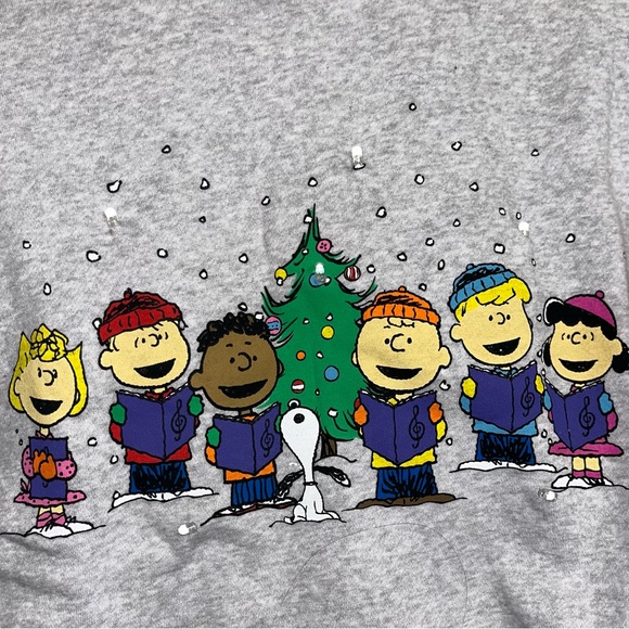 Peanuts Light Up Christmas Sweater - Picture 3 of 3